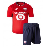 Maglia Calcio Lille OSC Prima Divisa Bambino 2024-25 Manica Corta (+ pantaloncini)